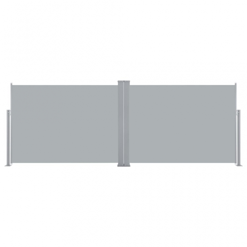 Ausziehbare Seitenmarkise Anthrazit 100 x 1000 cm