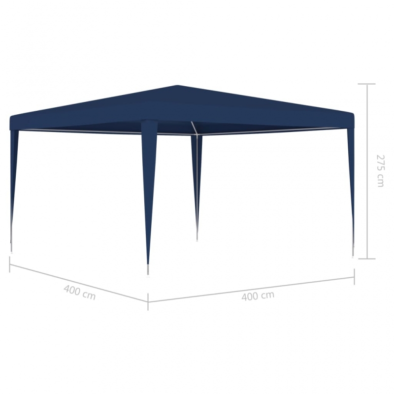 Partyzelt 4x4 m Blau