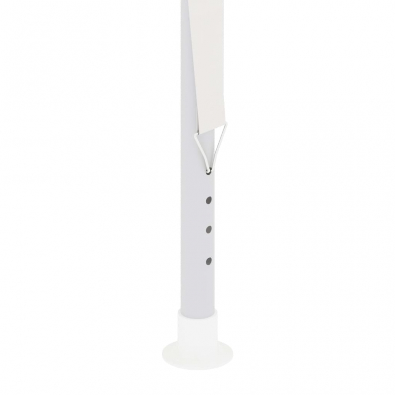 Profi-Partyzelt mit Seitenwänden 2×2m Weiß 90 g/m²