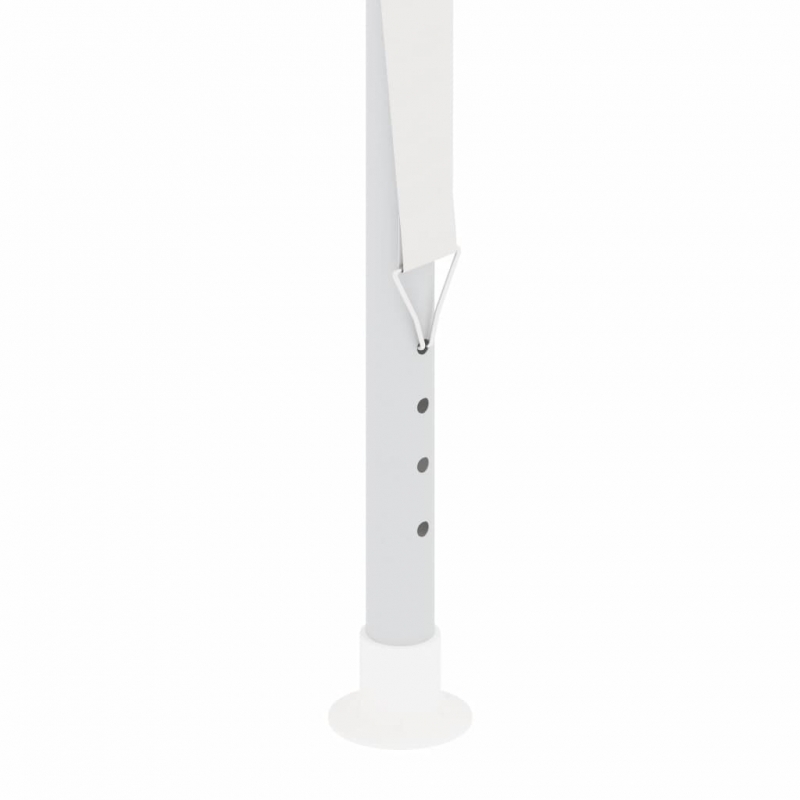 Profi-Partyzelt mit Seitenwänden 4×9 m Weiß 90 g/m²