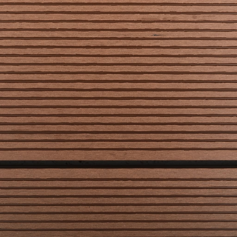 Garten-Duschwanne WPC Edelstahl 110 x 62 cm Braun