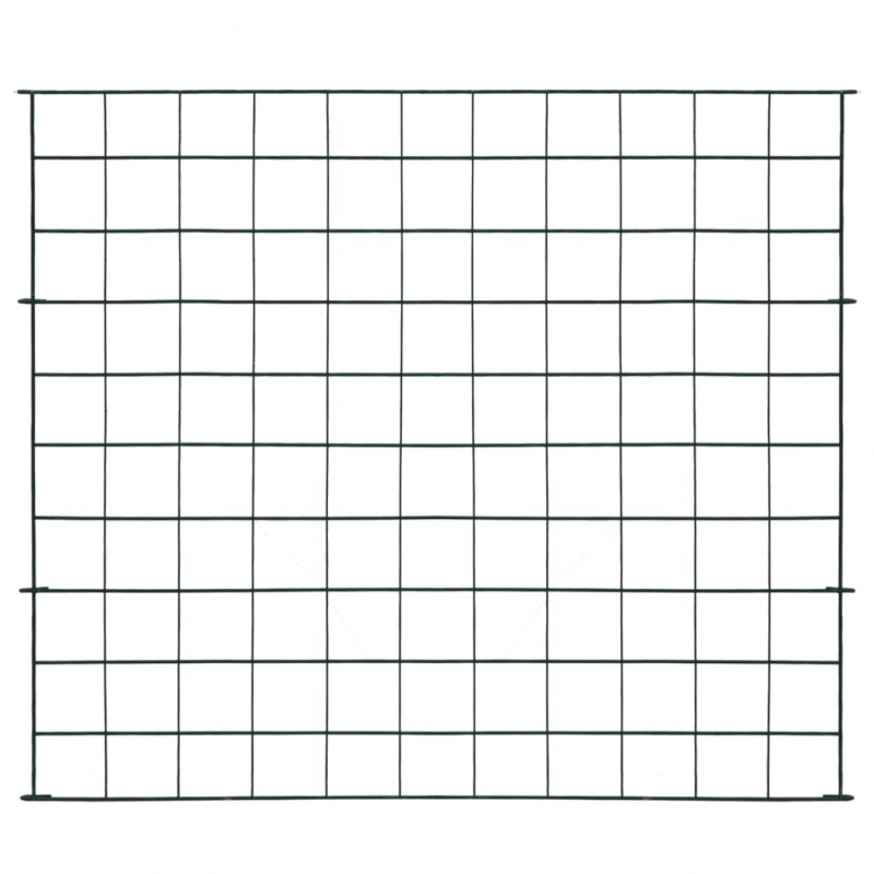 Gartenzaun Set 77,5x64 cm Grün