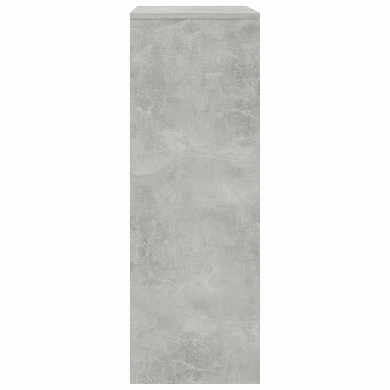 Sideboard mit 6 Schubladen Betongrau 50x34x96 cm Holzwerkstoff