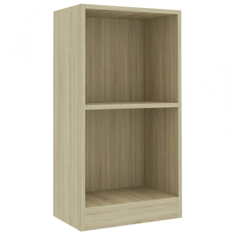 Bücherregal Sonoma-Eiche 40x24x75 cm Holzwerkstoff