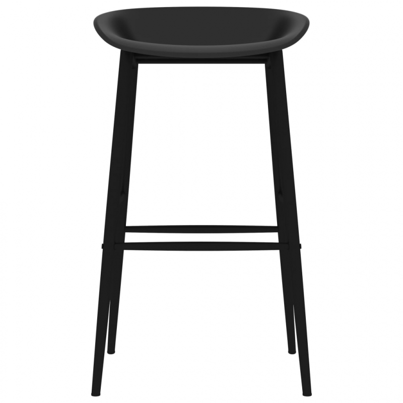 Barhocker 2 Stk. Schwarz