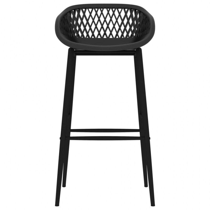 Barhocker 4 Stk. Schwarz