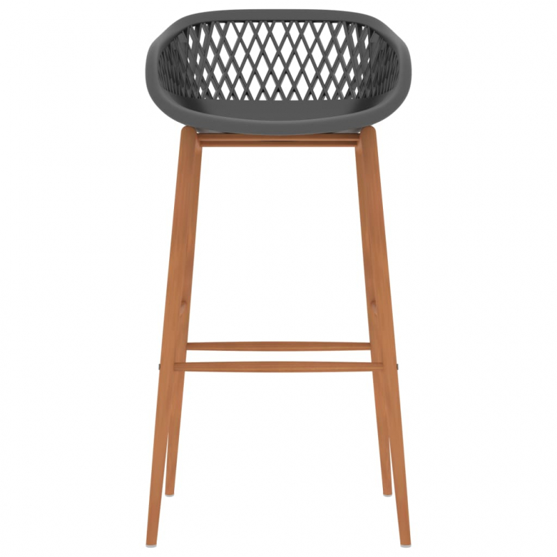 Barhocker 4 Stk. Grau