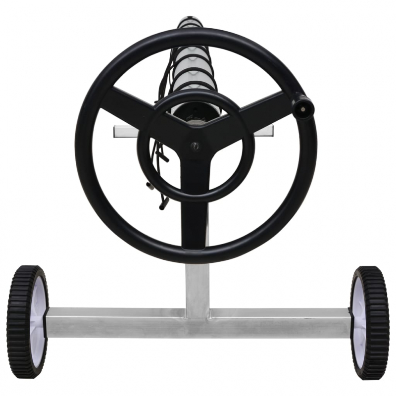 Aufrollvorrichtung für Poolplane Edelstahlbasis