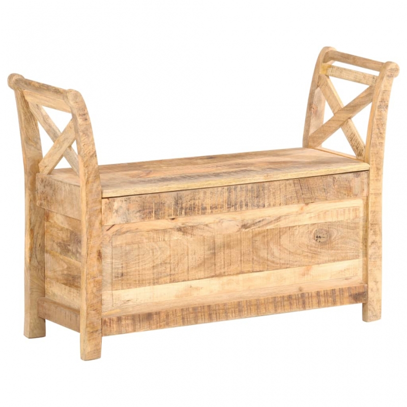 Flurbank 103 x 33 x 72 cm Massivholz Mango