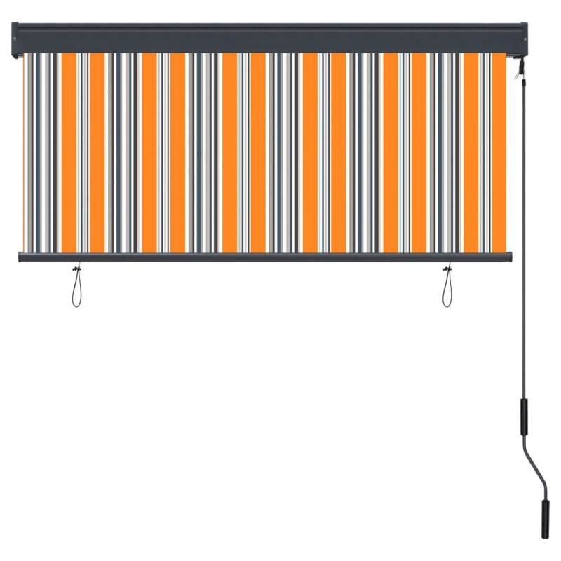Außenrollo 140x250 cm Gelb und Blau