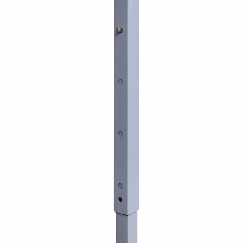 Profi-Partyzelt Faltbar 2×2 m Stahl Creme