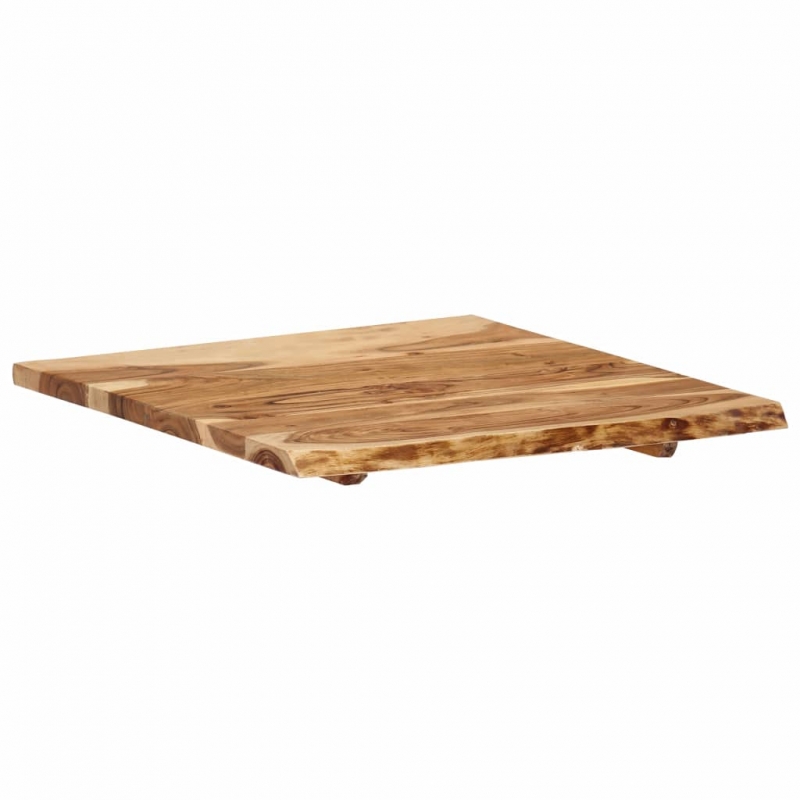 Badezimmer-Waschtischplatte Massivholz Akazie 58x52x2,5 cm