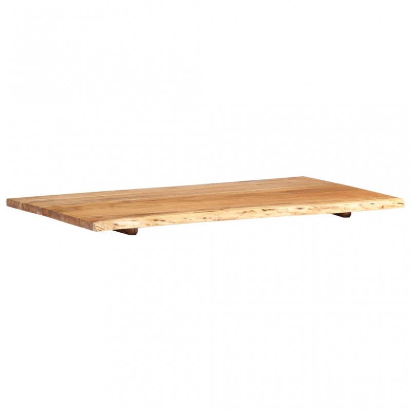 Badezimmer-Waschtischplatte Massivholz Akazie 100x52x2,5 cm