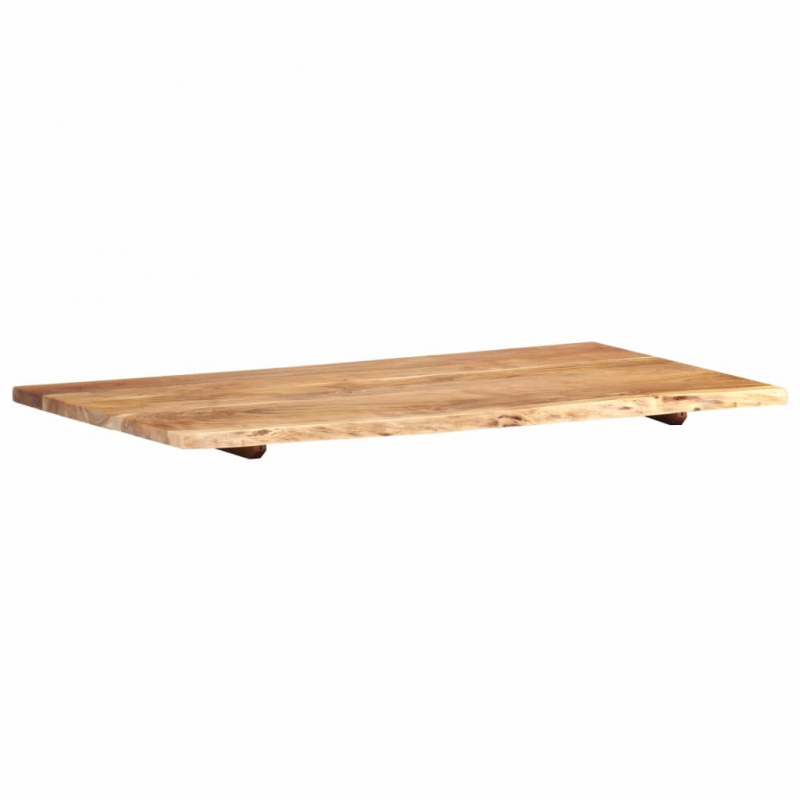 Badezimmer-Waschtischplatte Massivholz Akazie 100x52x2,5 cm