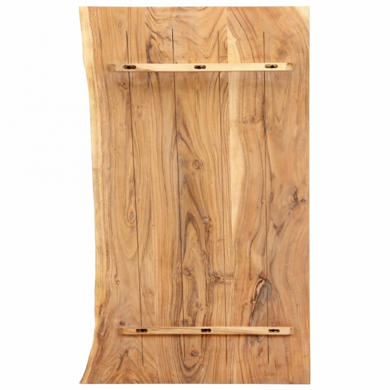 Badezimmer-Waschtischplatte Massivholz Akazie 100x52x3,8 cm