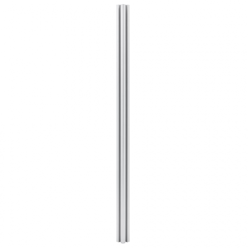 Zaunpfosten 3 Stk. Aluminium 185 cm