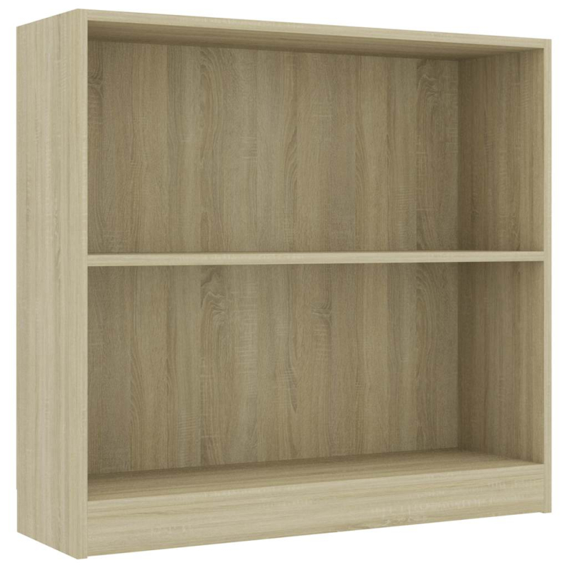 Bücherregal Sonoma-Eiche 80x24x75 cm Holzwerkstoff
