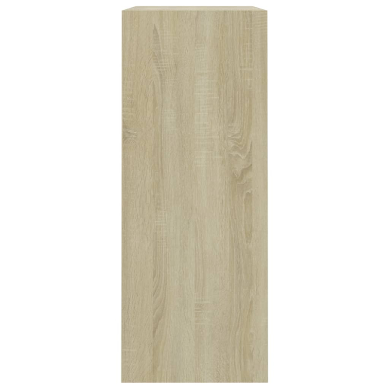 Bücherregal Sonoma-Eiche 80x30x76,5 cm Holzwerkstoff
