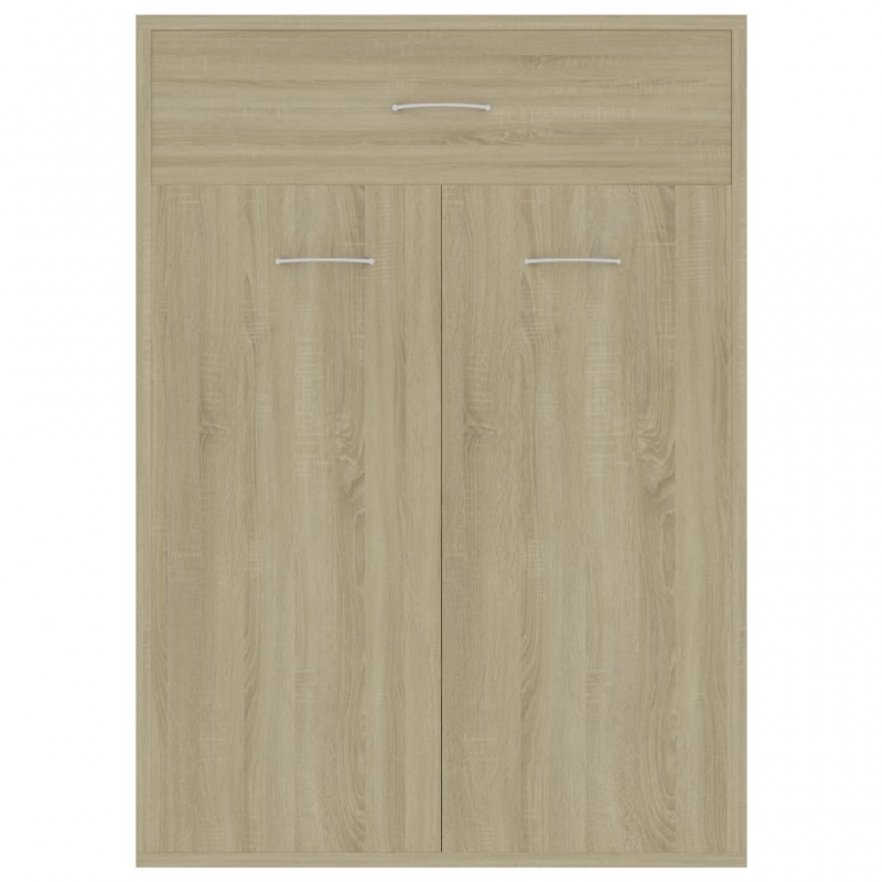 Schuhschrank Sonoma-Eiche 60x35x84 cm Holzwerkstoff