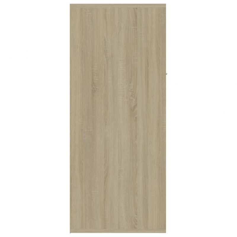 Schuhschrank Sonoma-Eiche 60x35x84 cm Holzwerkstoff