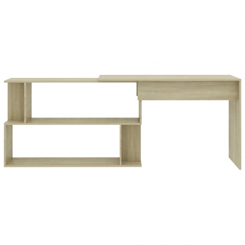 Eckschreibtisch Sonoma-Eiche 200x50x76 cm Holzwerkstoff