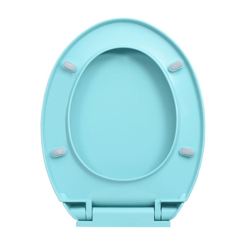 Toilettensitz mit Absenkautomatik Grün Oval