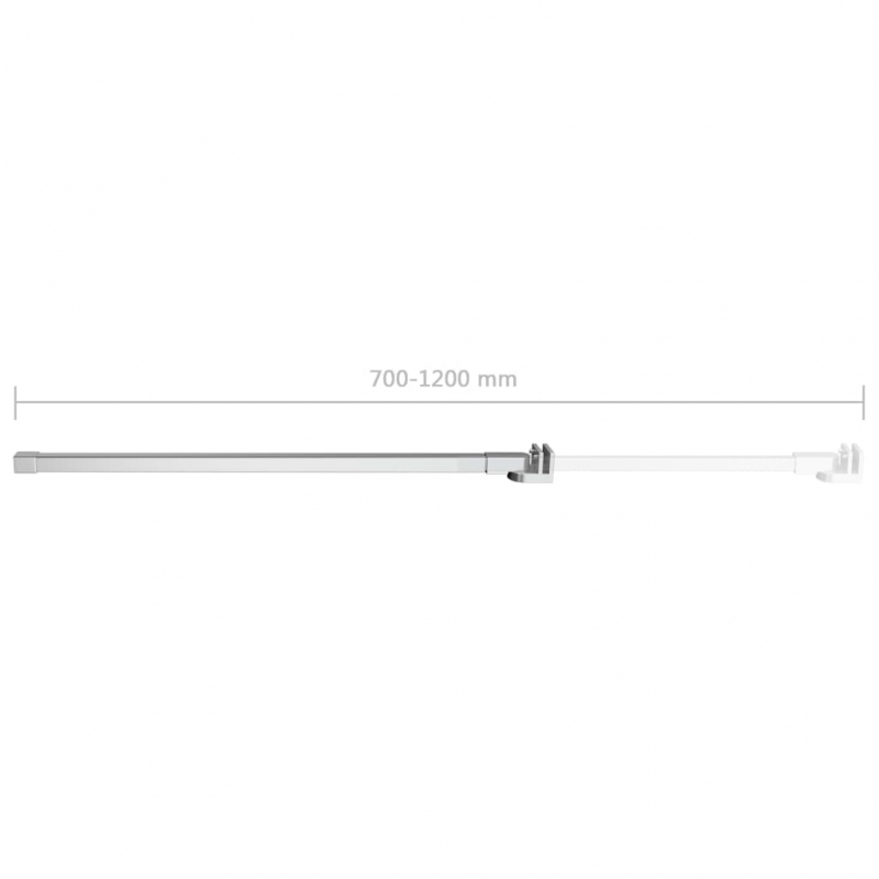 Duschwand-Stabilisierungsstange Edelstahl 70-120 cm