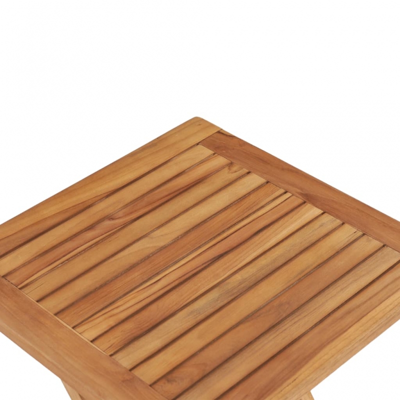 Gartentisch Klappbar 45x45x45 cm Massivholz Teak