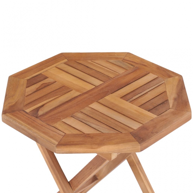 Gartentisch Klappbar 45x45x45 cm Massivholz Teak