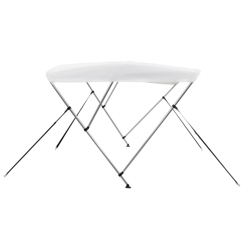 3-Bow Bimini Top Weiß 183x160x137 cm