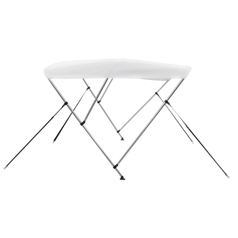 3-Bow Bimini Top Weiß 183x180x137 cm