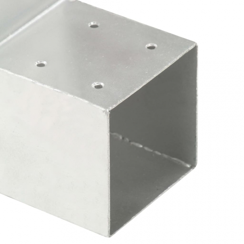 Pfostenverbinder 4 Stk. L-Form Verzinktes Metall 71 x 71 mm