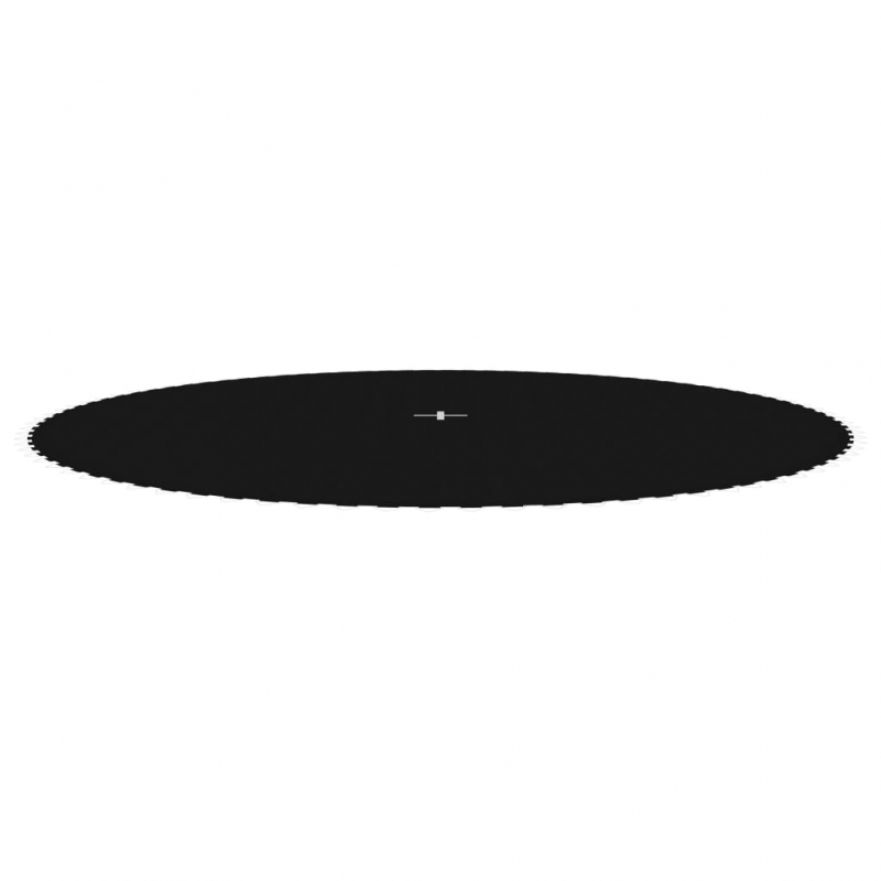 Sprungtuch Schwarz für 4,57 m Runde Trampoline