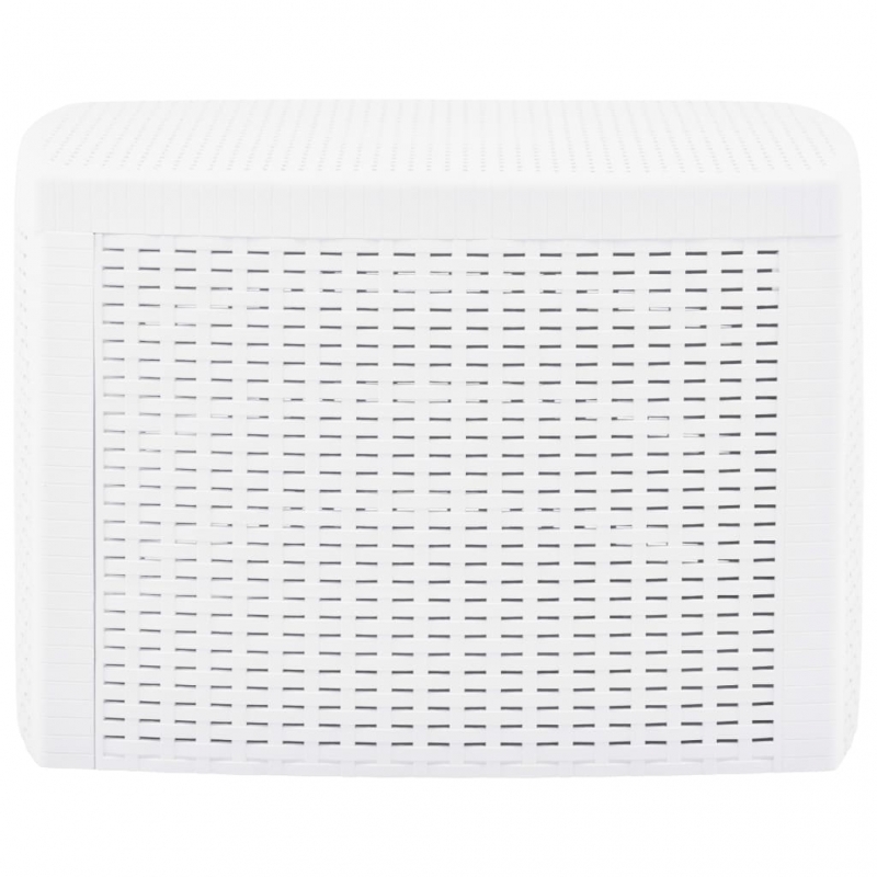 Beistelltisch Weiß 54×54×36,5 cm Kunststoff