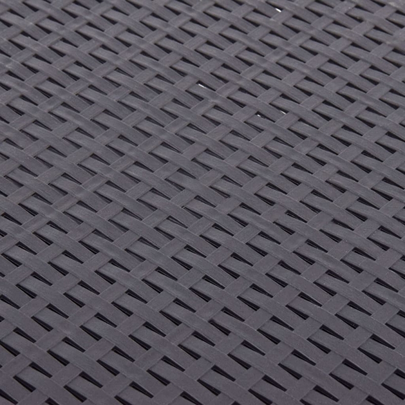 Beistelltisch Mokka 54×54×36,5 cm Kunststoff