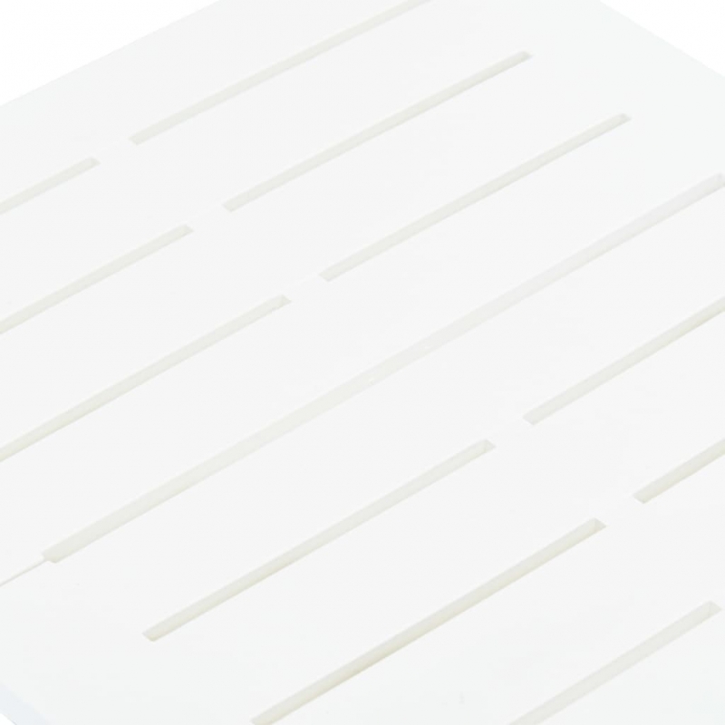 Gartentisch Klappbar Weiß 45x43x50 cm Kunststoff