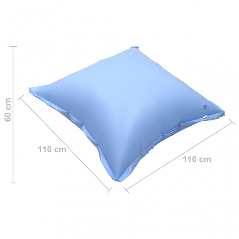 Aufblasbare Poolkissen für Aufstellpools 4 Stk. PVC