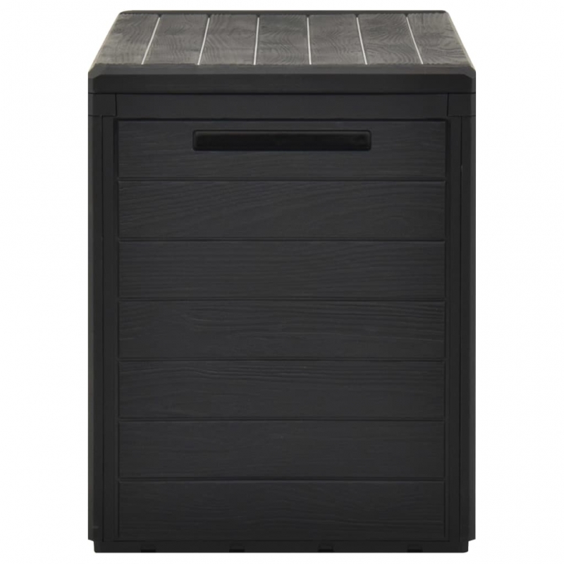 Gartentruhe Anthrazit 78x44x55 cm