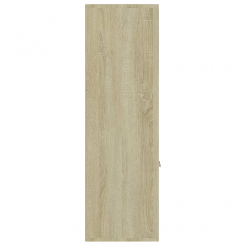 Bücherregal Sonoma-Eiche 98x30x98 cm Holzwerkstoff