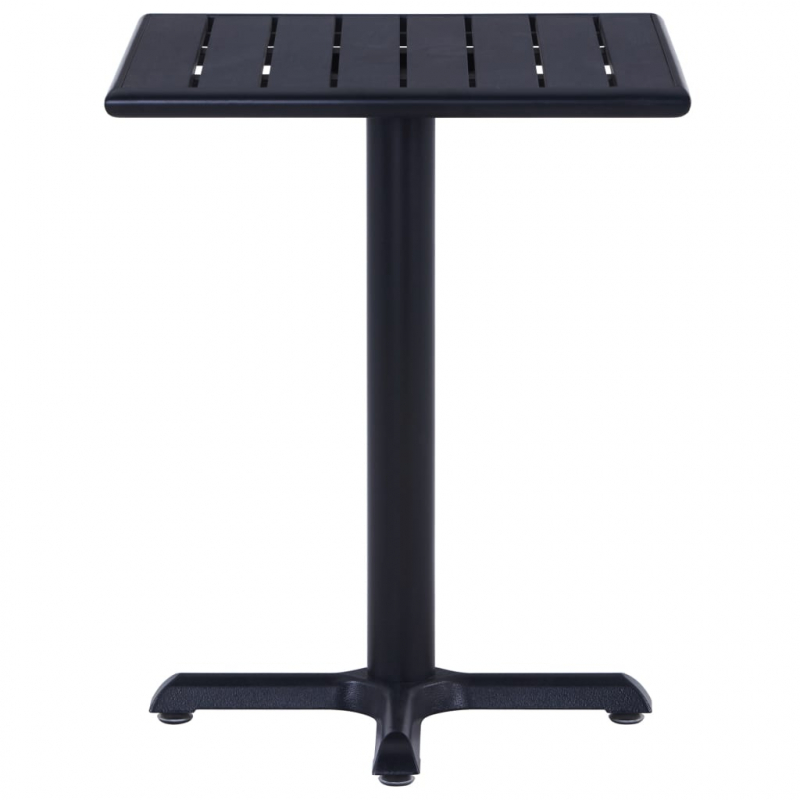 Gartentisch Schwarz 60x60x75 cm