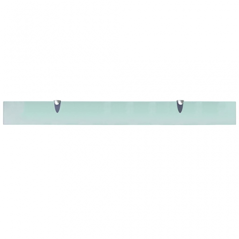 Schweberegale 2 Stk. Glas 100x10 cm 8 mm