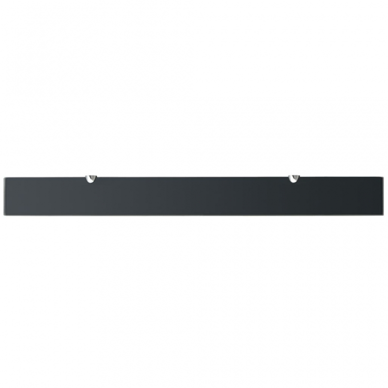 Schweberegale 2 Stk. Glas 100x10 cm 8 mm