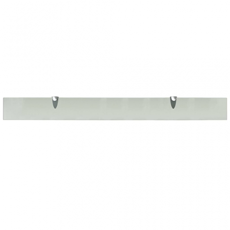 Schweberegale 2 Stk. Glas 100x10 cm 8 mm