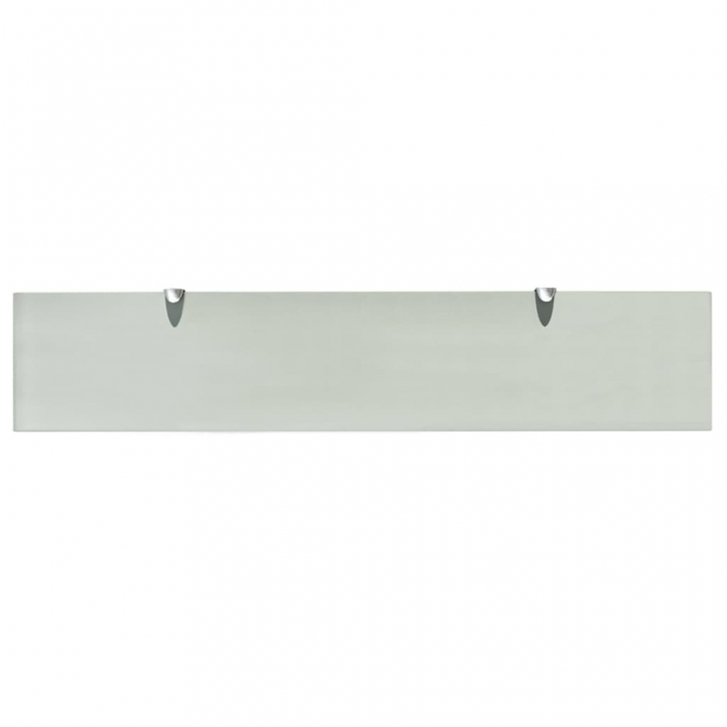 Schweberegale 2 Stk. Glas 100x20 cm 8 mm