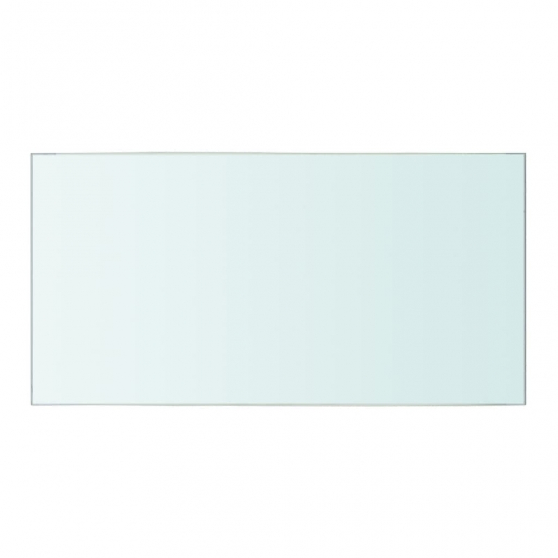 Regalböden 2 Stk. Glas Transparent 40x20 cm