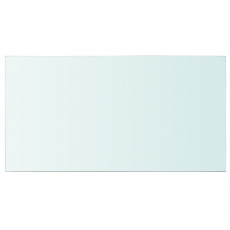 Regalböden 2 Stk. Glas Transparent 40x25 cm