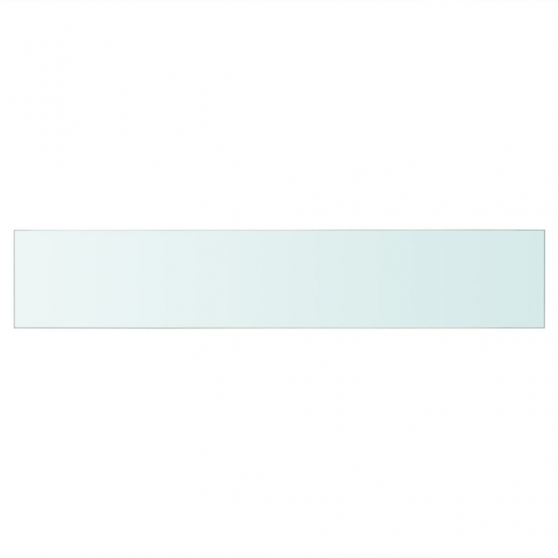 Regalböden 2 Stk. Glas Transparent 70x12 cm