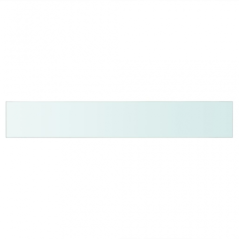 Regalböden 2 Stk. Glas Transparent 80 x 12 cm