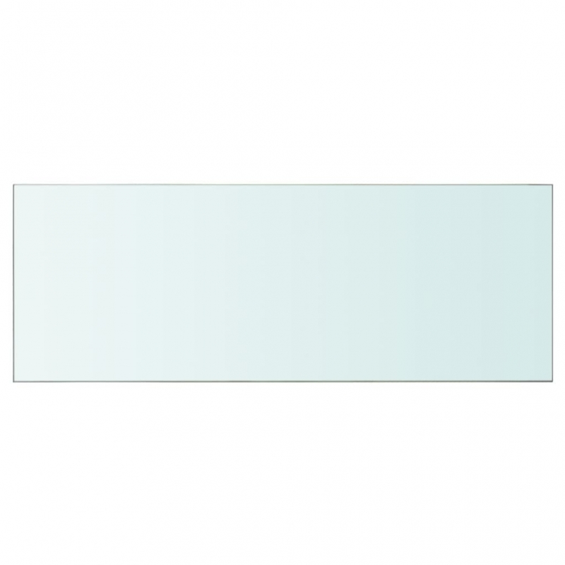 Regalböden 2 Stk. Glas Transparent 80 x 30 cm