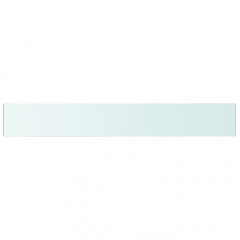 Regalböden 2 Stk. Glas Transparent 90 x 12 cm